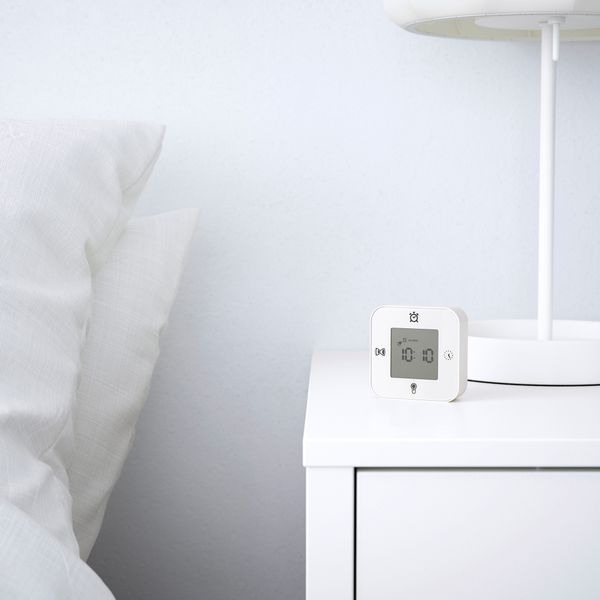Часы, термометр, будильник, таймер, белый IKEA KLOCKIS КЛОККИС 802.770.04 - фото 3
