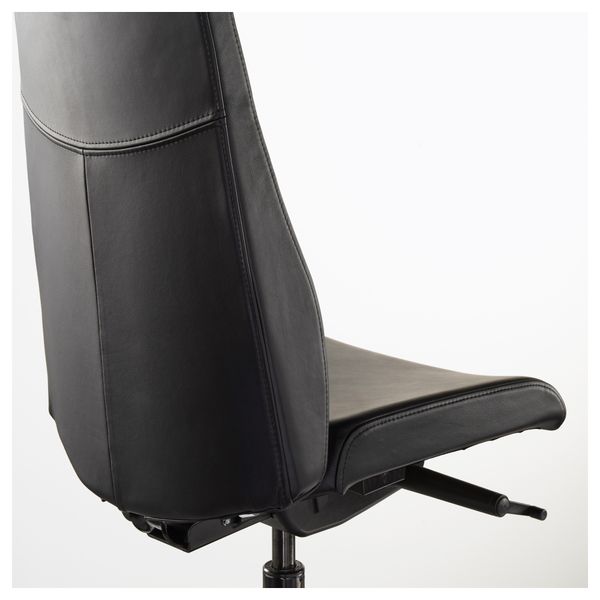 Рабочее кресло с подголовником ВОЛЬМАР, Мьюк черный - фото 3