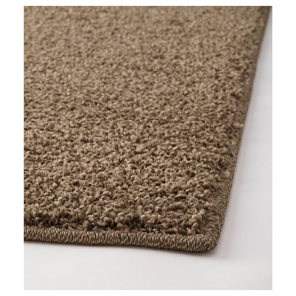 Ковер, длинный ворс АЛЛЕРСЛЕВ, светло-коричневый - схема-чертеж с размерами