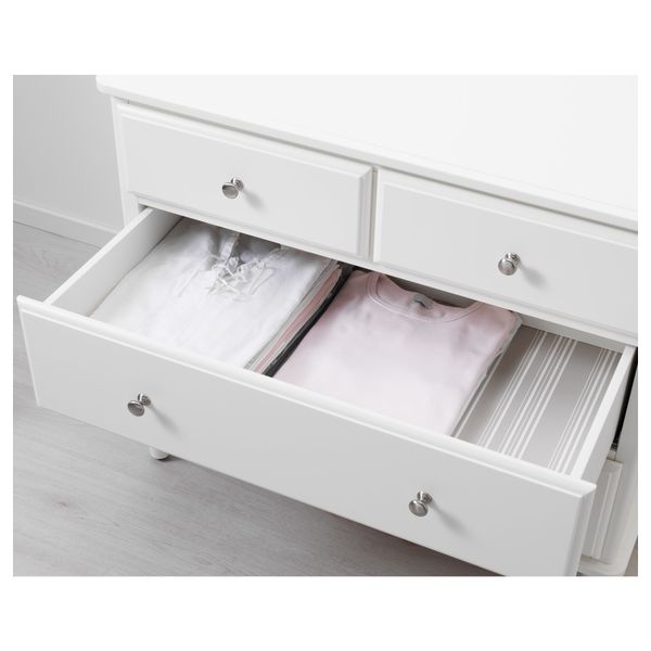 Комод с 4 ящиками, белый, 87x76 см IKEA TYSSEDAL ТИССЕДАЛЬ 803.913.25 - фото 3