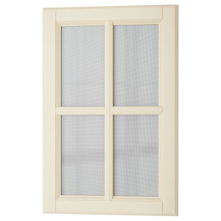 Стеклянная дверь ДАЛАРНА, белый с оттенком