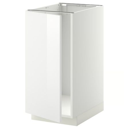 METOD Напольный шкаф п/мойку/сорт мусора - белый/Ringhult белый 40x60 см