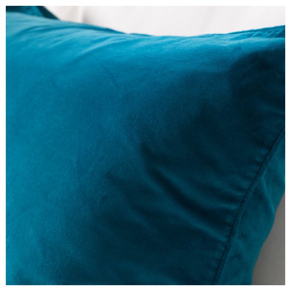 Чехол на подушку САНЕЛА, темная бирюза (65x65 см) - фото 2