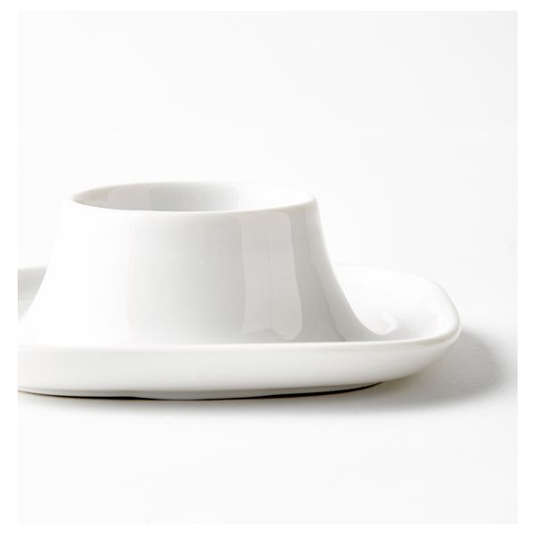 Подставка для яйца, 10x10 см, белый IKEA IKEA 365 + VÄRDEFULL ИКЕА 365 + ВЭРДЕRA ВЭРДЕРА 603.162.33 - фото 3