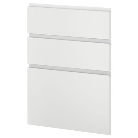 3 фронтальных панели для посудомоечной машины МЕТОД, Нодста белый (60 см)