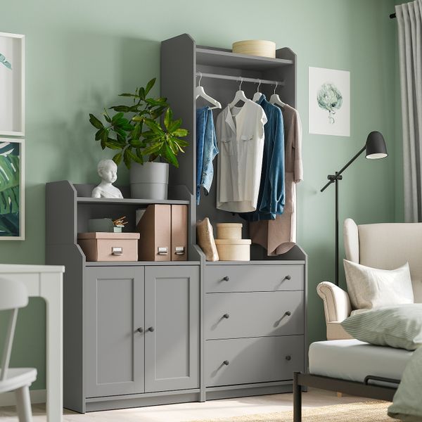 Подставка для журналов, темно-бежевый IKEA TJOG ЧУГ 904.746.12 - схема-чертеж с размерами