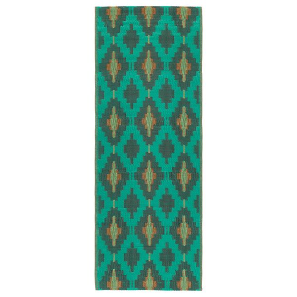 Ковер, безворсовый СОММАР 2017, д/дома/улицы зеленый, желтый (75x200 см) - фото 1