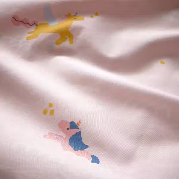 BARNDRÖM Натяжная простыня - схема-чертеж с размерами