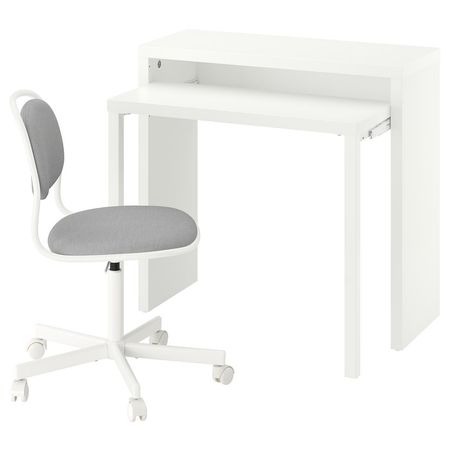 LÄNGDHOPP ЛЭНГДХОПП / ÖRFJÄLL Письменный стол и стул