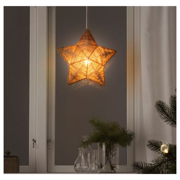 Абажур для подвесного светильника СТРОЛА, звезда коричневый - схема-чертеж с размерами