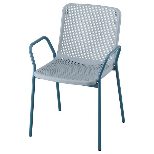 Легкое кресло для дома, сада, серо-синий светлый IKEA TORPARÖ ТОРПАРЁ 305.185.29 - фото 1