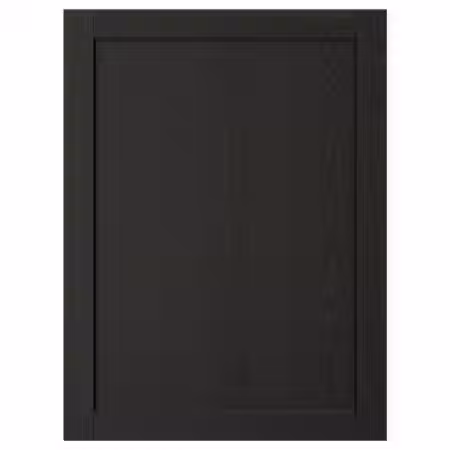 LERHYTTAN Дверь - черная морилка 60x80 см