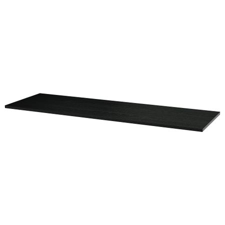 Cтолешница, 160x48 см, черная морилка, ясеневый шпон IKEA MITTZON 305.278.40