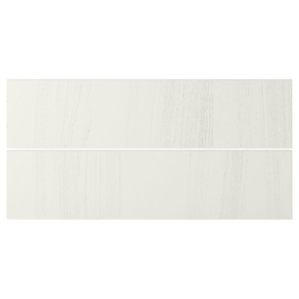 Фронтальная панель ящика РОСДАЛЬ, белый ясень - схема-чертеж с размерами