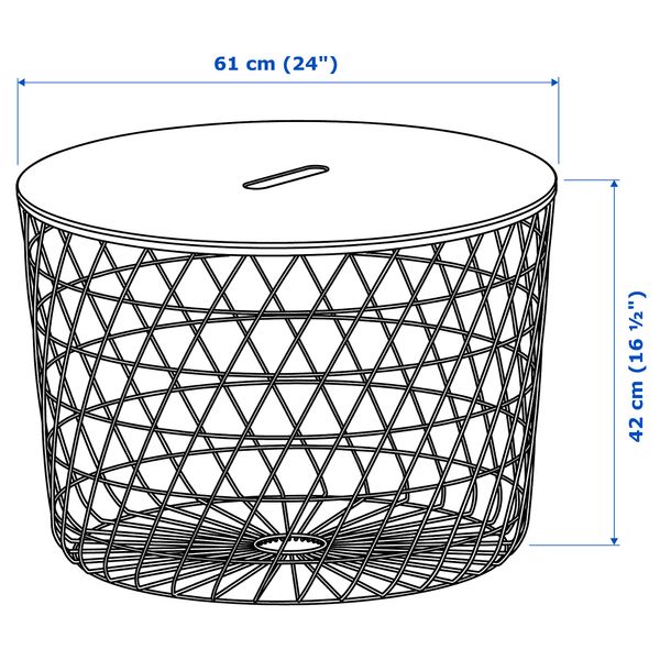 IKEA, дополнительный ракурс - схема-чертеж с размерами