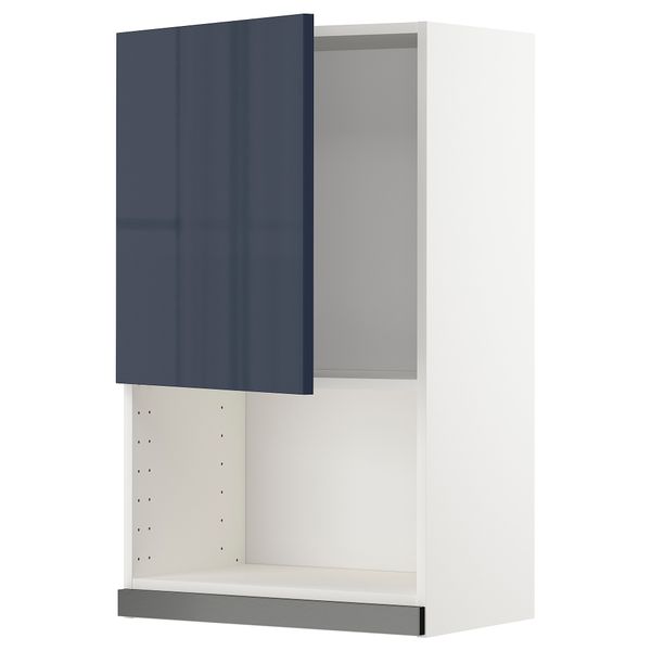 Навесной шкаф для СВЧ-печи МЕТОД, белый, Ерста черно-синий (60x100 см) - схема-чертеж с размерами