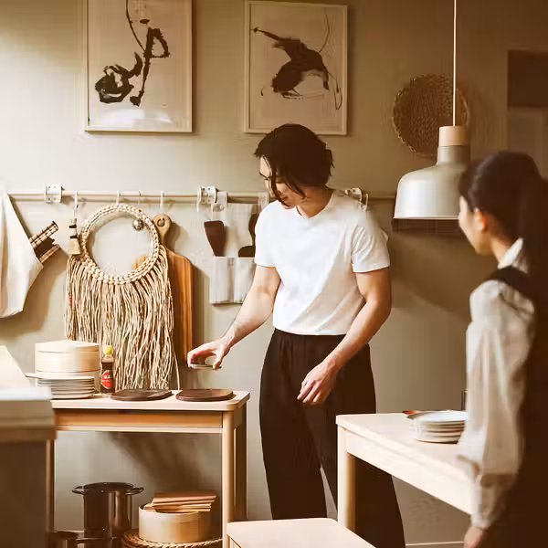 RÖNNINGE Тележка - береза 78x39 см - фото 2