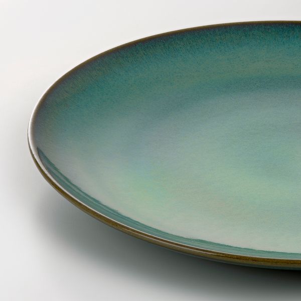 Тарелка, полированный зеленый, 26 см IKEA FÄRGKLAR ФЭРГКЛАР 205.864.39 - фото 3