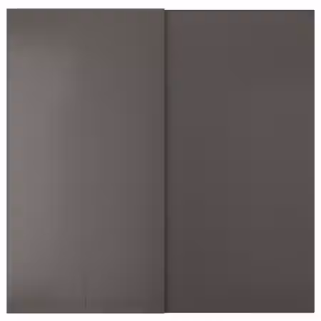 HASVIK Пара раздвижных дверей - темно-серый 200x201 см