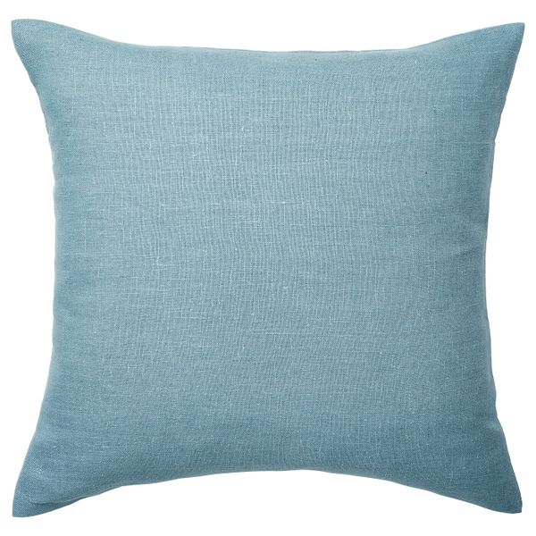 Чехол на подушку, голубой 50x50 см IKEA AINA АЙНА 704.724.02 - фото 2