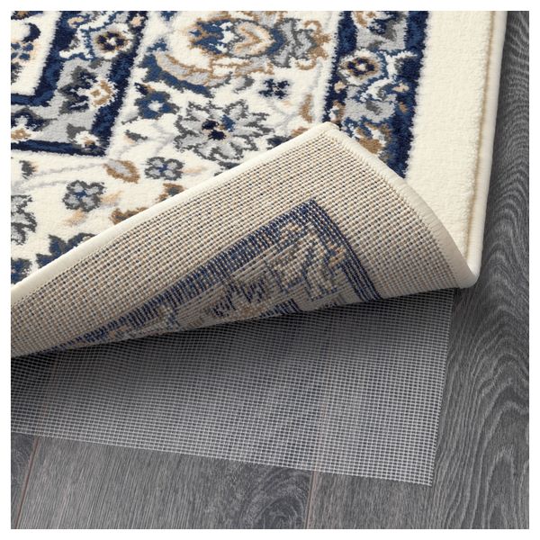 Ковер, короткий ворс ВАЛЛОБИ, бежевый, синий - схема-чертеж с размерами