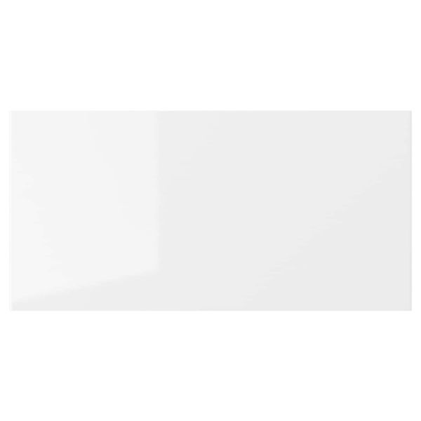 Фронтальная панель ящика, глянцевый белый 40x20 см IKEA RINGHULT РИНГУЛЬТ 803.672.31 - фото 1