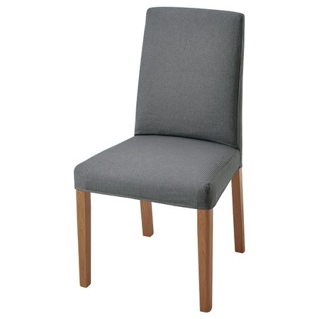 Стул, под дуб/Никварн серый IKEA BERGMUND БЕРГМУНД 693.880.65