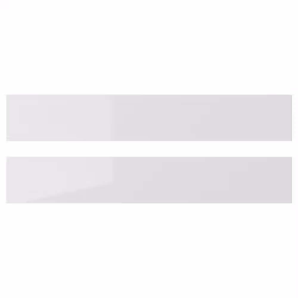 RINGHULT Фронтальная панель ящика - глянцевый светло-серый 60x10 см - фото 1