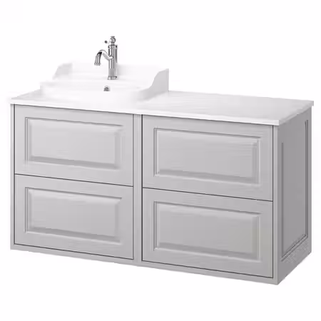 TÄNNFORSEN ТАННФОРСЕН / RUTSJÖN РУТШЁН Шкаф п-раковину/раковина/смеситель