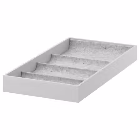 KOMPLEMENT Вставка с 4 отделениями - светло-серый 25x53x5 см