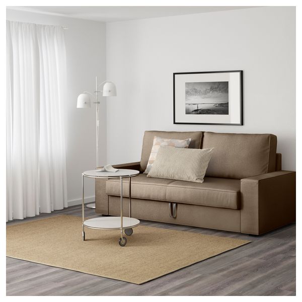 Диван-кровать 3-местный ВИЛАСУНД, Дансбу бежевый - фото 2