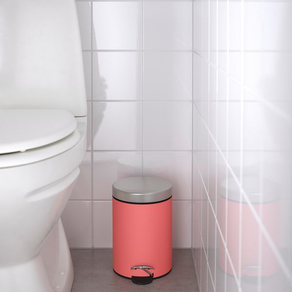 Мусорное ведро, светло-красный IKEA EKOLN ЭКОЛЬН 404.832.18 - схема-чертеж с размерами