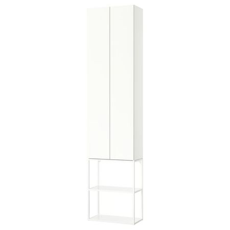 ENHET Комбинация д/хранения - белый 60x32x255 см