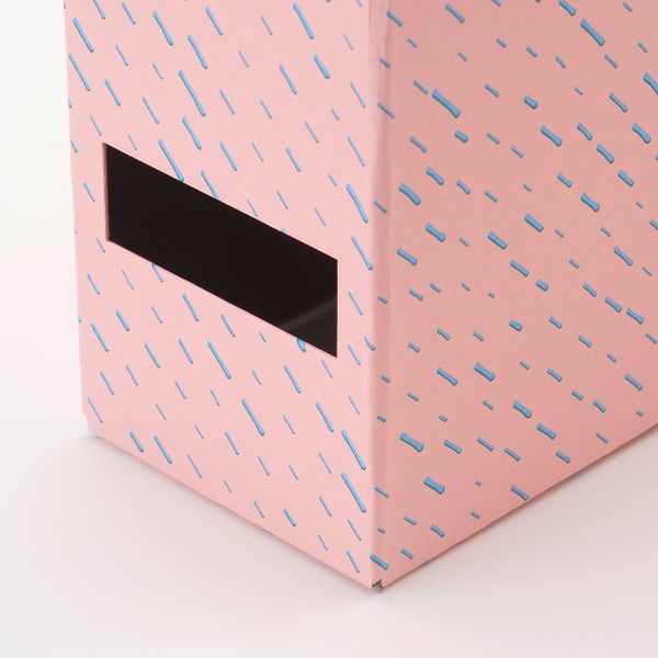 Подставка для журналов, розовый, точечный IKEA ТЬЕНА 704.340.52 - фото 3