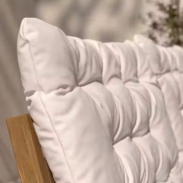 KUDDARNA Подушка д/садовой мебели - светлый серо-бежевый 62x44 см - фото 3