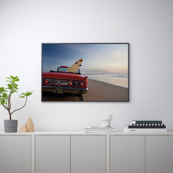 Постер, Дорога к пляжу, 91x61 см IKEA DRÖMBILD ДРЁМБИЛЬД 204.418.42 - фото 4