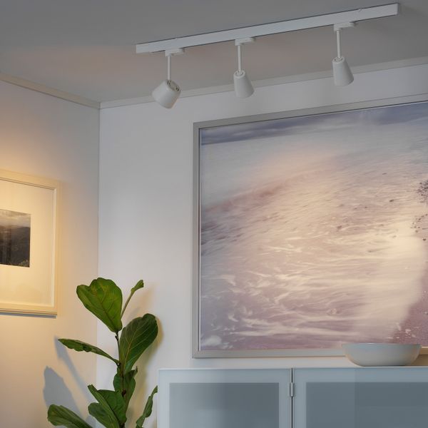 Секция для подсветки, белый 1 м IKEA СКЕНИНГЕ 403.622.97 - фото 2