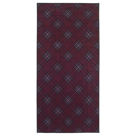 Ковер, короткий ворс ВИНТЕР 2018, темно-красный (75x150 см)