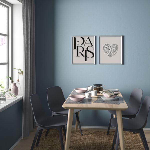 Постер, Сердце Парижа, 40x50 см IKEA DRÖMBILD ДРЁМБИЛЬД 504.469.23 - схема-чертеж с размерами