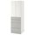 Гардероб, белый серый с 4 ящиками, 60x42x181 см IKEA PLATSA ПЛАТСАA ПЛАТСА, SMÅSTAD СМОСТАД 094.263.72