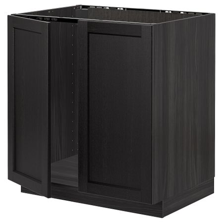Напольный шкаф для мойки + 2 двери, 80x60 cm IKEA METOD МЕТОД 994.560.48