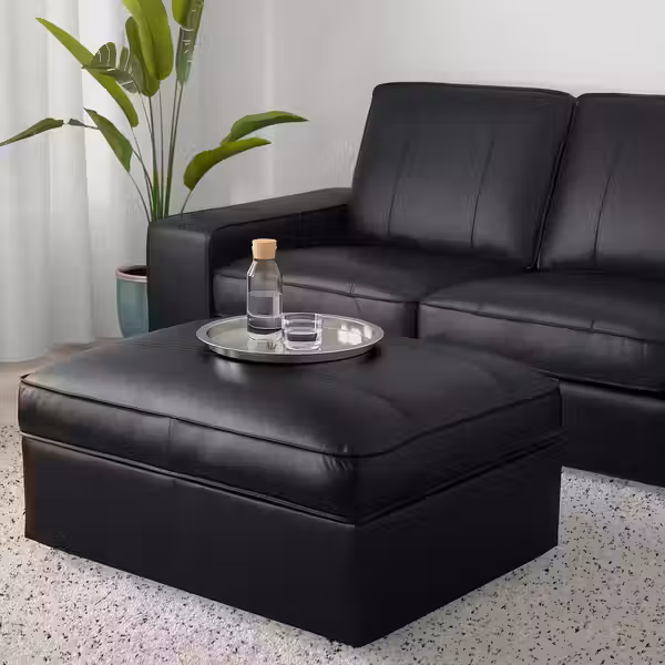 KIVIK Табурет для ног - Grann/Bomstad чёрный - фото 2