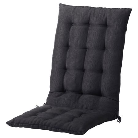 Подушка на садовую мебель ХОЛЛО, черный (116x47 см)