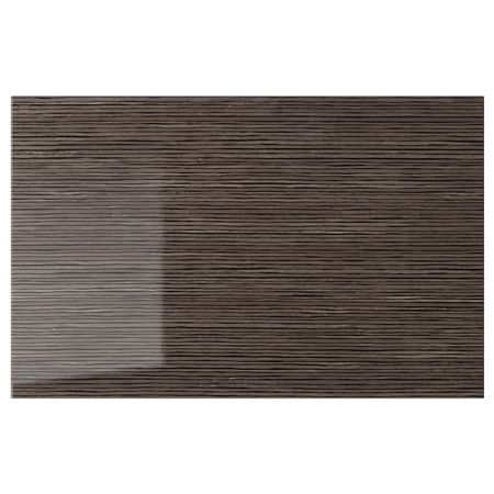 Дверь, фронтальная панель ящика, глянцевый с рисунком коричневый 60x38 см IKEA СЕЛЬСВИКЕН 403.840.39