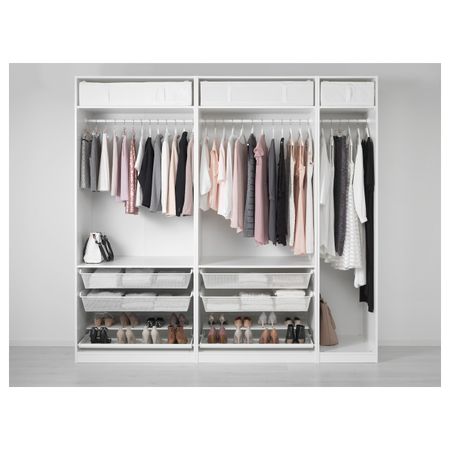 Гардероб, белый, 250x58x236 см IKEA ПАКС 692.517.17