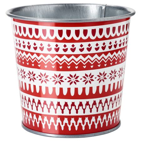 Кашпо ВИНТЕР 2017, с рисунком