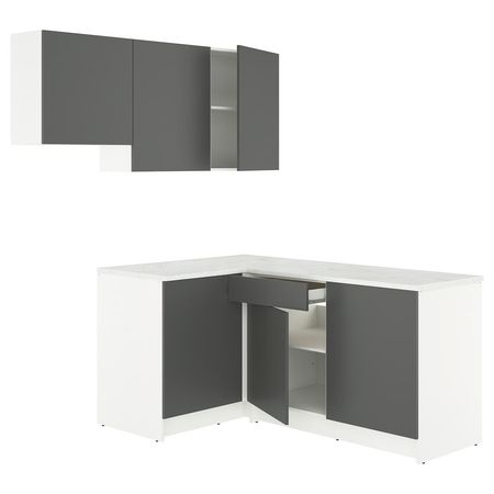 KNOXHULT Угловая кухня - темно-серый