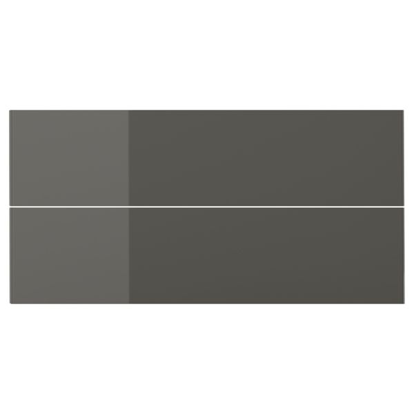 Фронтальная панель ящика РИНГУЛЬТ, глянцевый серый - фото 1