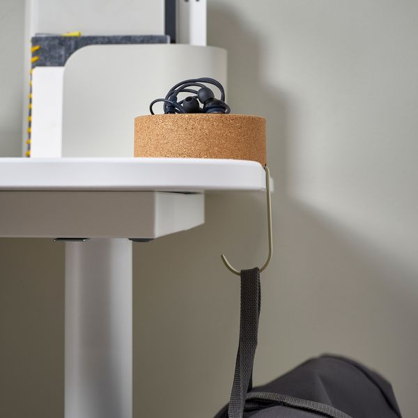 Передвижной крючок для столешницы, пробка, металлический IKEA FAGNING 005.541.75 - фото 4