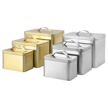 Набор емкостей, 3 штуки ХЭМСМАК, разные цвета